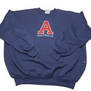 Purely Australian Clothing Co. Embroidered Australia Logo Sweatshirt Size Large